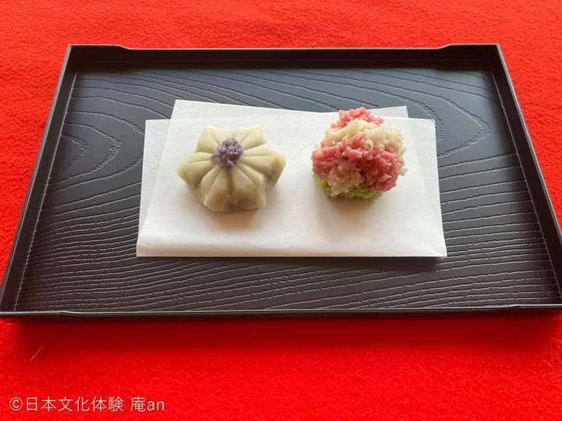 Tokyo: Two Types of Japanese Sweets Making and Tea Ceremony - Three Japanese sweets and one bowl of matcha