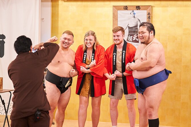 TokyoSumoShow, ChickenHotPot, and Mochi-Pounding by Pro Wrestlers - Photos and Seating at SUMOLAND