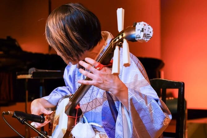 Traditional Japanese Music show & Experience Tour in Kyoto - Hearing shamisen, koto, and wadaiko up close