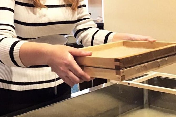 Traditional Japanese Washi Papermaking- Kyoto morning - A quiet craft break in central Kyoto