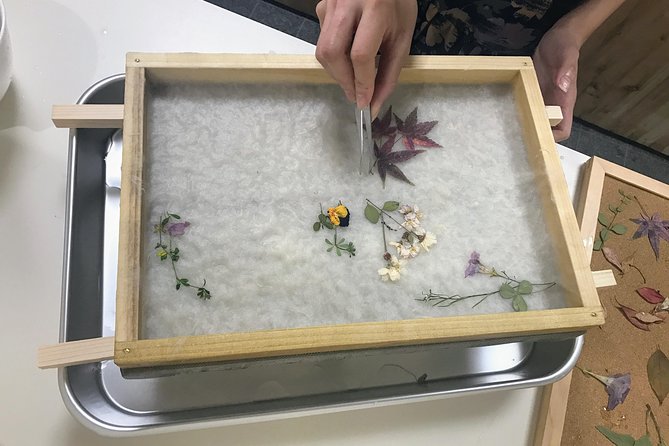Traditional Japanese Washi Papermaking- Kyoto morning - What happens during the 60-minute class