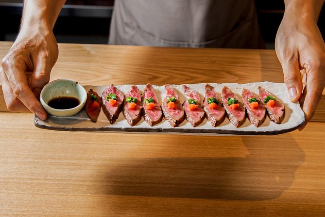 Wagyu & Sake Pairing in Shinjuku – Steak, Shabu-Shabu & More - Sirloin with nigori, then wagyu hotpot