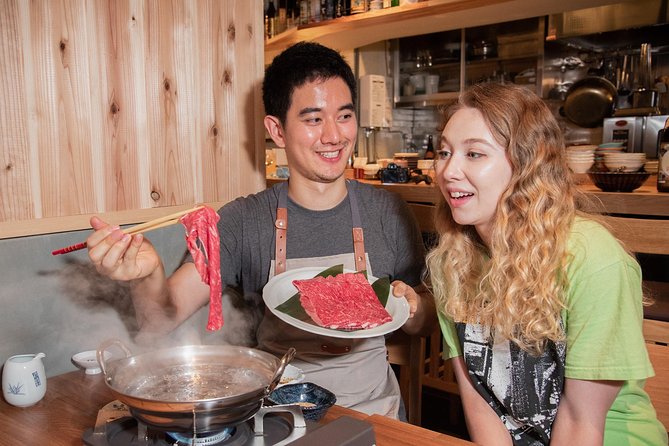 Wagyu & Sake Pairing in Shinjuku – Steak, Shabu-Shabu & More - Dashi udon and a sake surprise for dessert