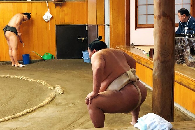 Watch Sumo Morning Practice at Stable in Tokyo - Ryogoku Kokugikan and Tokyo’s Sumo Quarter