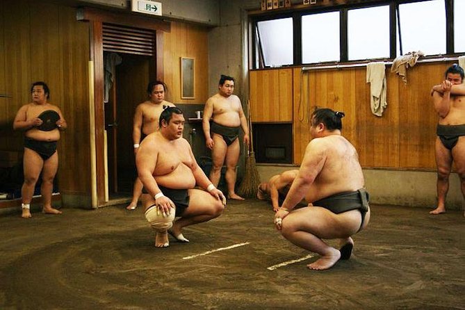 Watch Sumo Morning Practice at Stable in Tokyo - Photos at the End Are Not Guaranteed